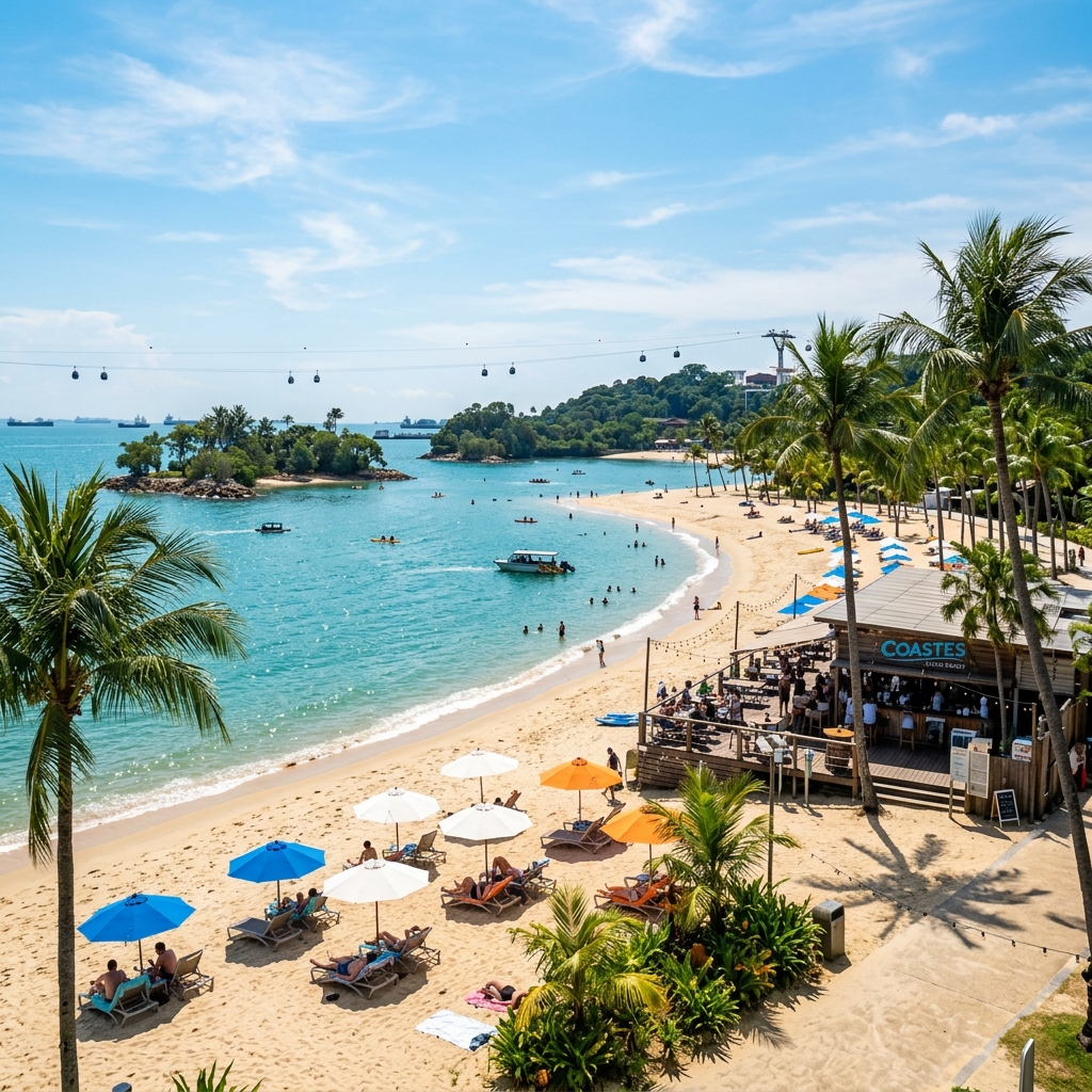Siloso Beach Resort Area Sentosa Siloso Beach Sentosa