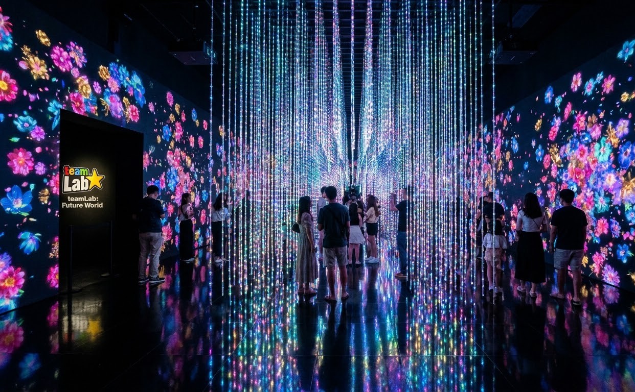 ArtScience Museum Future World teamLab Exhibition ArtScience Museum Future World teamLab Exhibition