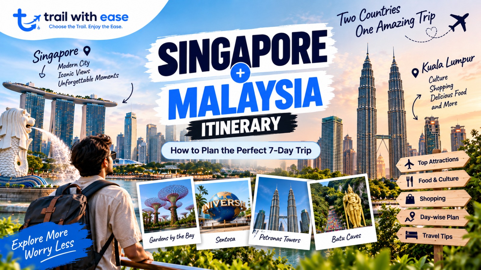 Singapore Malaysia 7 Days Itinerary - Complete Holiday Guide by Trail With Ease