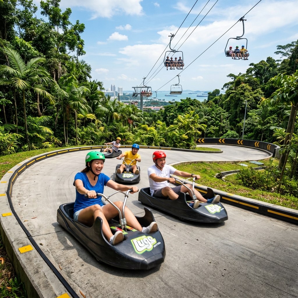 Skyline Luge Sentosa Riders Skyline Luge Sentosa