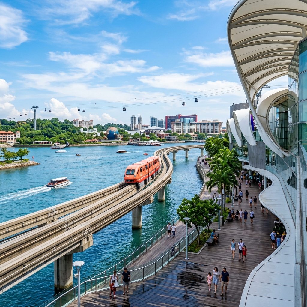 VivoCity Mall Singapore Waterfront View VivoCity Mall Waterfront